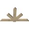 Ekena Millwork Kennewick Rough Sawn Timber Gable Bracket, Douglas Fir, 60"W x 38"H x 2"D x 6"F, 15/12 Pitch GBW060X38X0206KEN00RDF - alternate 5
